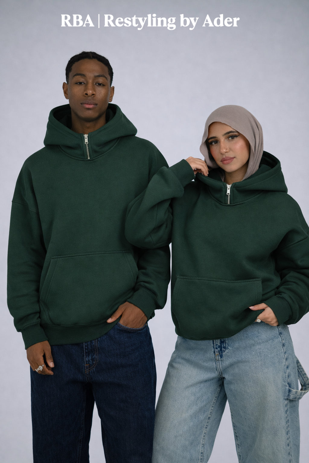 Hoodie Storm Zip Oversize Premium
